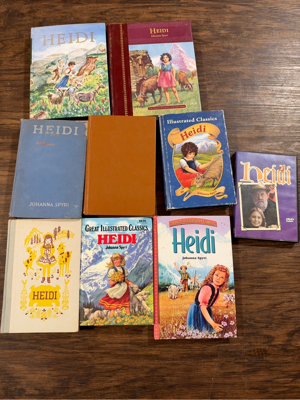 Heidi Classic Illustrated Book Collection - Assorted Covers